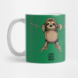 Hang in There Baby Sloth Mug